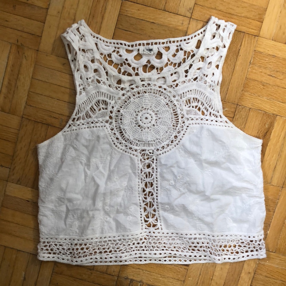 Crochet White Top